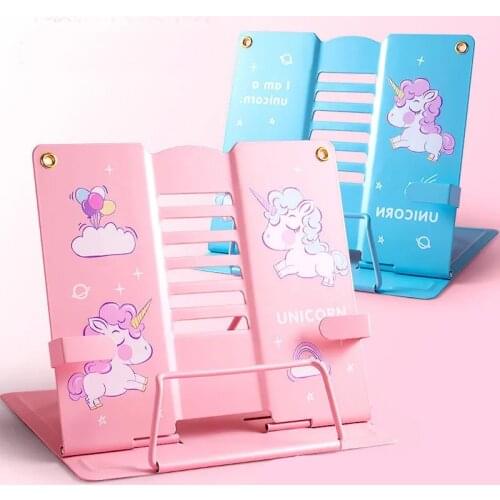Reading Book Stand fixed book holder School Supply Adjustable Durable Angle Foldable Book Stand Student school Display Stand
