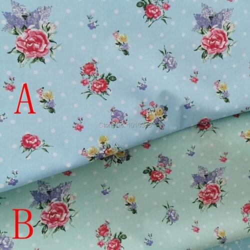 2020 New Arrivals rose 100% Twill Cotton Fabric Printed Baby meter for DIY Sewing Bed Sheet Dress making cotton fabric