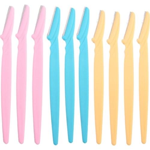 3/4/10Pcs Eyebrow Trimmer Blade Shaping Knife Eye Brow Epilation Face Razor Hair Removal Scraper Shaver Woman Makeup Tools