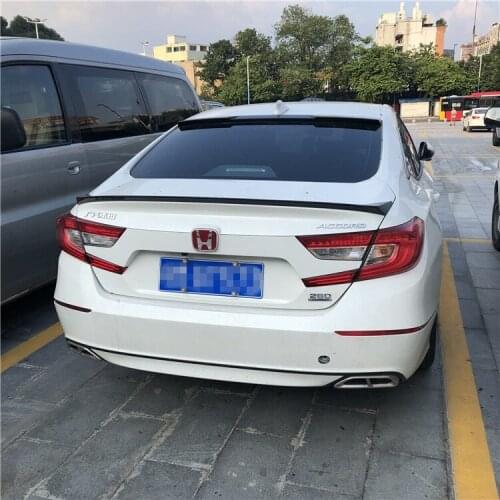 For Honda Accord Spoiler High Quality ABS Material Car Rear Wing Primer Color Rear Spoiler For 2018-2019 NEW Accord Spoiler