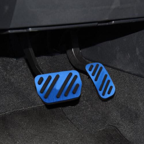 Daefar Aluminium Alloy Car Brake Pedal for Toyota C-HR CHR 2016 - 2020 AT Accelerator Auto Pedals Cover Accessories