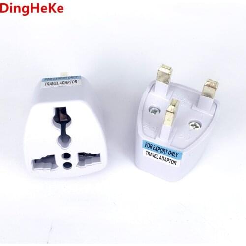 Universal Travel Power Plug Adapter EU China AU US to UK Small Adapter Converter Power Plug Adaptor exemption from postage