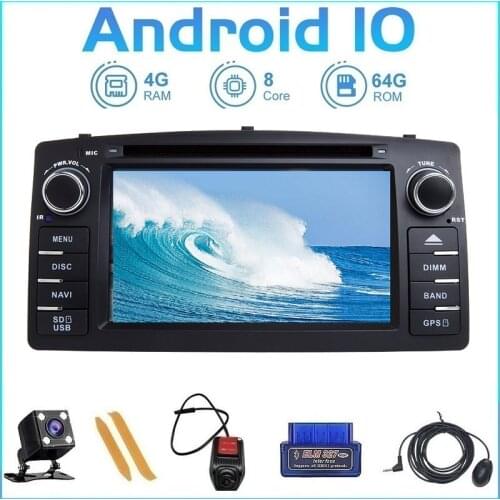 ZLTOOPAI Android 10.0 Car Multimedia Player For Toyota Corolla E120 BYD F3 Car GPS Radio Stereo DVD Player Car Player Multimedia