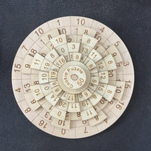 2021 New Math Numbers Wooden IQ Brain Teaser Puzzle for Children Adults High Difficulty Level