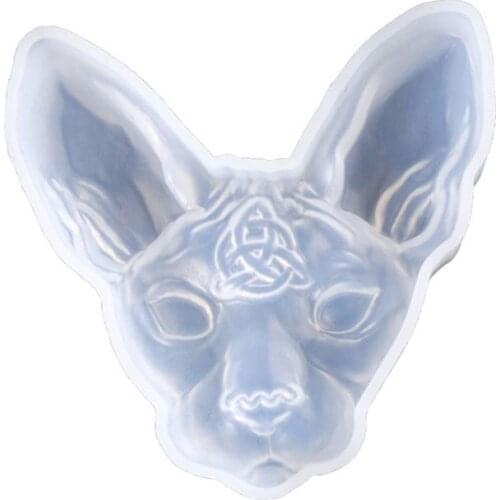 3D Cartoon Cat Silicone Resin Epoxy UV Glue Mold Creative Craft DIY Pendant Jewelry Brooch Making Accessory Tool