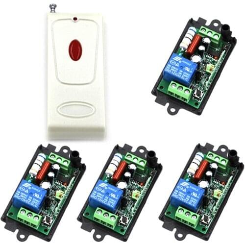 AC 220V 10A 1 Channel Remote Control Switch for Lamps/ Electric Door/ Lifting equipment/ motor/ pump remote control SKU: 5545