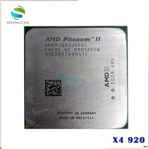 AMD Phenom X4 920 2.8GHz Quad-Core CPU Processor HDX920XCJ4DGI 125W Socket AM2+/940PIN