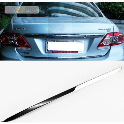 FOR TOYOTA COROLLA E140/E150 2007-2013 REAR DOOR TRUNK BOOT LIDS TAIL GATE MOULDING COVER STICKERS
