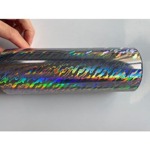 Crown Holographic Foil Stamping Paper For Lures Jigs Repaired Japan DIY fishing Accessory Holographic Laser