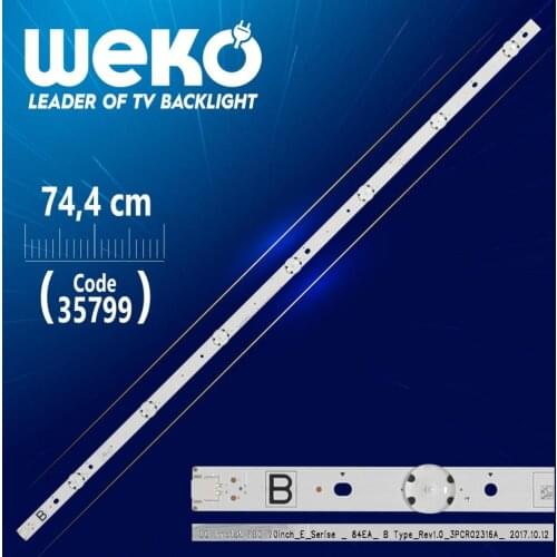 LG INNOTEK FBC 70INCH _ E_SERISE _ 84EA _ B TYPE _ REV1.0 _ 3 PCR02316A _ - 74.4 CM 7 LED- (WK-1265)