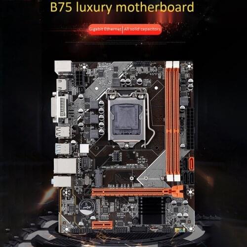 B75 Motherboard M-ATX Computer Motherboard M.2 LGA1155 Support 2*8G DDR3 Dual Channel for i3 i5 i7 CPU
