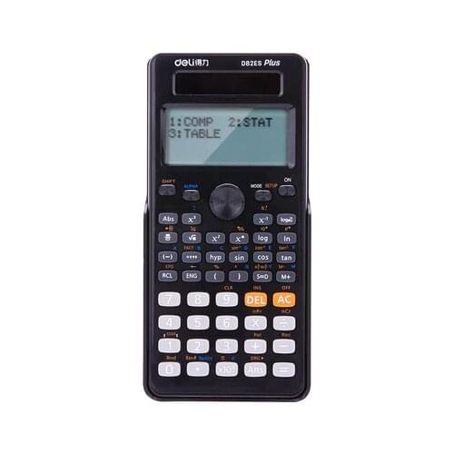 Deli D82ES Scientific Function Calculator Small Multifunctional Computer Special Calculator For Students' Finance