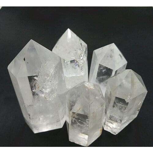Natural Clear Quartz Crystal Stone Point Healing Hexagonal Wand Natural Quartz Crystals