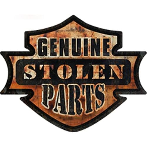 Personality Car Styling Hot Rod Rat Rod Genuine Stolen Parts Car Sticker Rusted Gasser Waterproof Car Accessories Apply To Car
