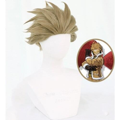 My Hero Academia Hawks Takami Keigo Short Wig Cosplay Costume Boku no Hero Academia Hiro Akademia Synthetic Hair Hawkes Wigs