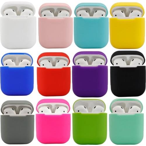 Silicone Wireless Earphone Case for AirPods Protective Cover Skin Accessories for Apple Airpods Charging Storage Box