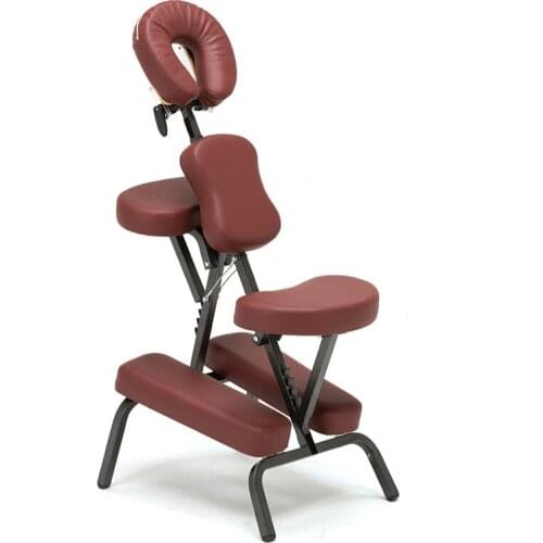 Portable Massage Chairs Folding Tattoo Chairs High-Density Sponge Height Adjustable Face Cradle Light Weight Travel Spa Seat