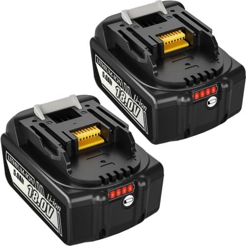 18V 3.0Ah 4.0Ah 5.0Ah Replacement BL1860B Lithium-Ion Battery Compatible with Makita BL1830 BL1840 BL1850 BL1860 LXT Power Tools