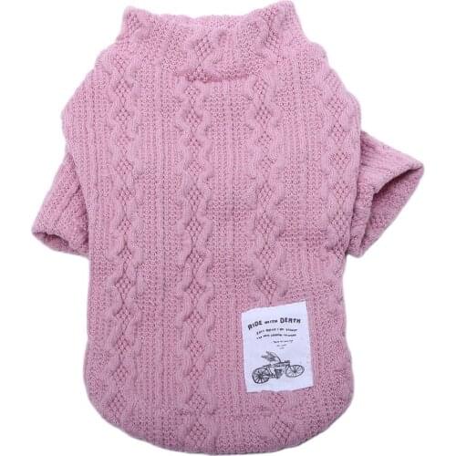 Dog Cat Kinted Sweater Hoodie Pet Puppy Coat Jacket Warm Clothes 4 Colours 6 Sizes