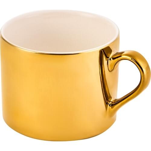 WONDERFUL MAGNIFICENT Karaca Shiny Silver -GOLD Mug FREE SHIPPING