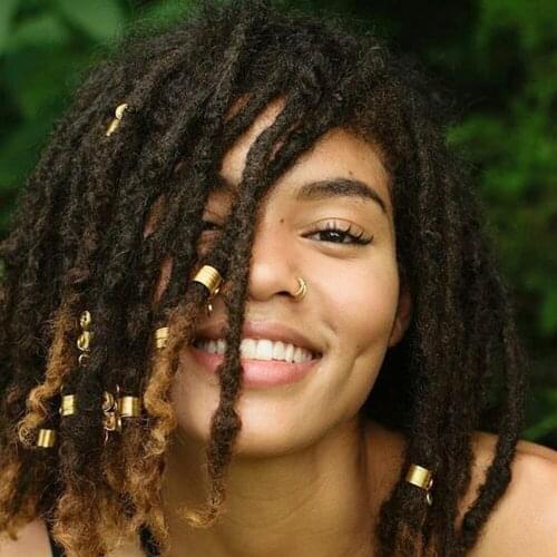 Ombre Curly Goddess Faux Locs Crochet Hair Wholesale Afro Braiding Hair Pre Stretched Synthetic Soft Dreadlocks Hair Extensions