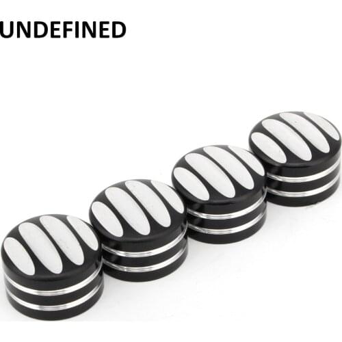 4Pcs Black CNC Bolt Head Cover Cap Protective Twin Cam Screw Rims Exterior for Harley Softail Fat Boy FXSB Sportster XL883 Dyna