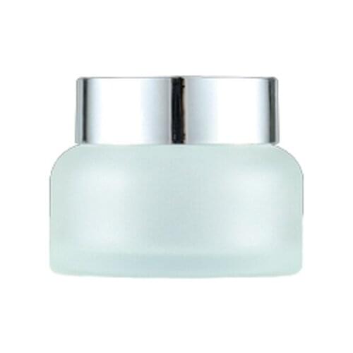 50G Frost Glass Cream Jar Silver Lid Empty 120ml 100ml 40ml Toner Spray Atomizer Lotion Pump Bottle Cosmetic Container 8pcs/Lot