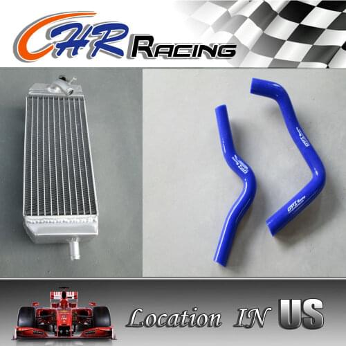 Aluminum radiator and hose Suzuki RM85 RM 85 2002-2015 2003 2004 05 12 13 14 15