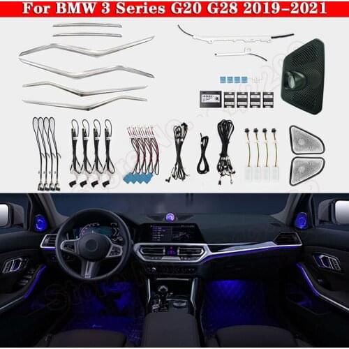 Car Ambient Light For BMW 3 Series G20 G28 2019-2021 Decorative Interior atmosphere light door lamp Luminous LED Strips