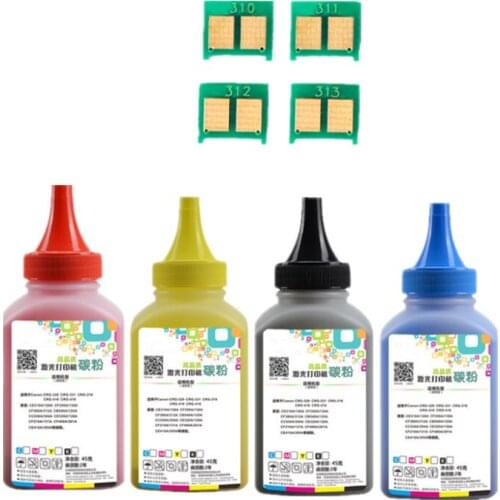 Color toner Powder + 4chip CF380A CF387A CF385A toner cartridge for HP Laserjet Pro M476dn MFP M476dw MFP M476dnw MFP Printer