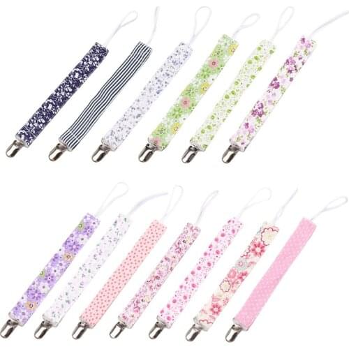Newborn Baby Pacifier Clip Chain Dummy Nipple Leash Strap Soother Teether Holder P31B