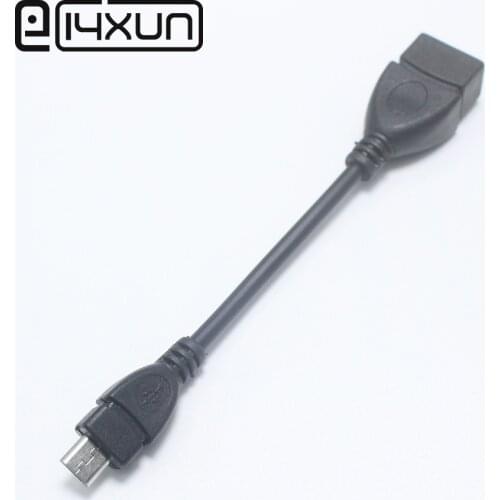 EClyxun 1pcs USB 2.0 Female Socket to Micro 5Pin USB Male Connector Converter OTG Adapter Cable for Smart Phone Wholesale