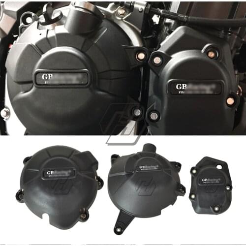 Motorcycle Engine Cover Water Pump Covers Set Case for GB Racing for Kawasaki NINJA Z900 2017-2020