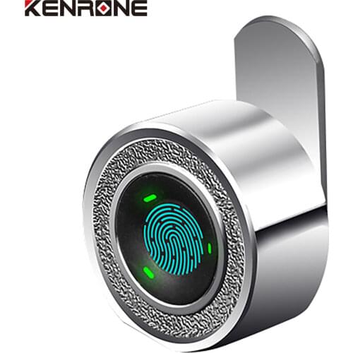 Mini Electronic Glass Cabinet Smart Fingerprint Lock Use For Office Lockers Drawer