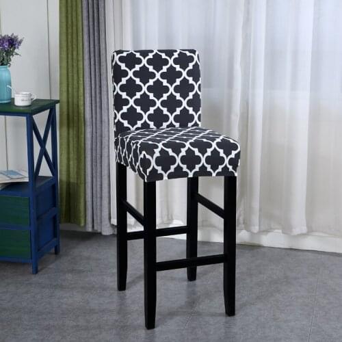 MKZOOM Small style stretch spandex chair covers for dining room office banquet wedding chair decorate protector from pets