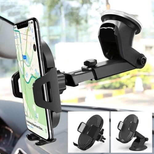 Gravity Car Mount Qi Wireless Charger Charge Pad Mobile Phone Holder Stand