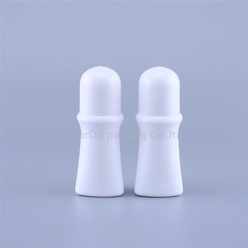 500PCS 50ml Empty Plastic Deodorant Roll On Bottle PP Plastic Roll On Cosmetic Container For Essential Oil Perfume Packaging