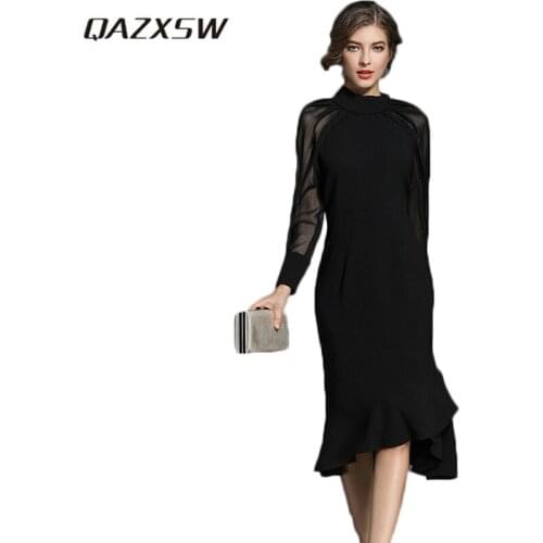 Женские платья QAZXSW China At AliExpress