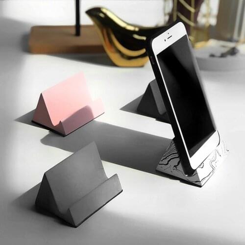 Silicone Concrete Mold Card supporting concrete silica gel mold Geometric simple design of silicone mold