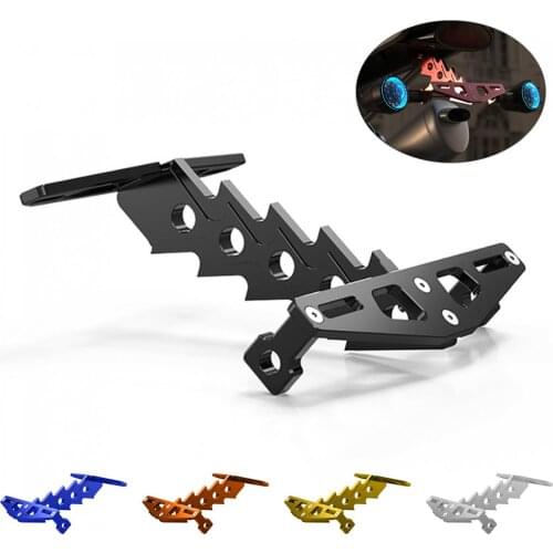 Motorcycle Motorbike Universal CNC Aluminum Motorcycle Rear License Plate Mount Holder