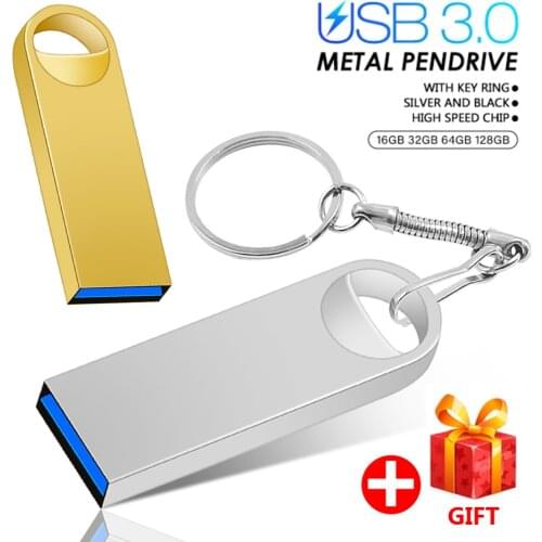 USB 3.0 Key Chain USB Flash Drive memoria Pen Drive 8GB 16GB 32GB 64GB 128GB Pendrive USB 3.0 Memory flash U disk Stick