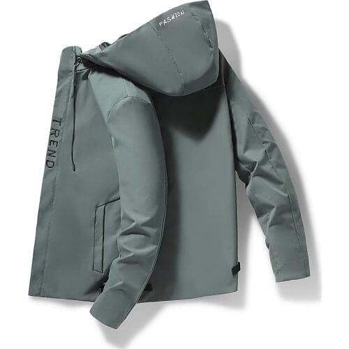 2021 Autumn Jackets Mens Windbreaker Jackets Waterproof Military Hooded Water Proof Wind Breaker Casual Coat Male Clothing Men