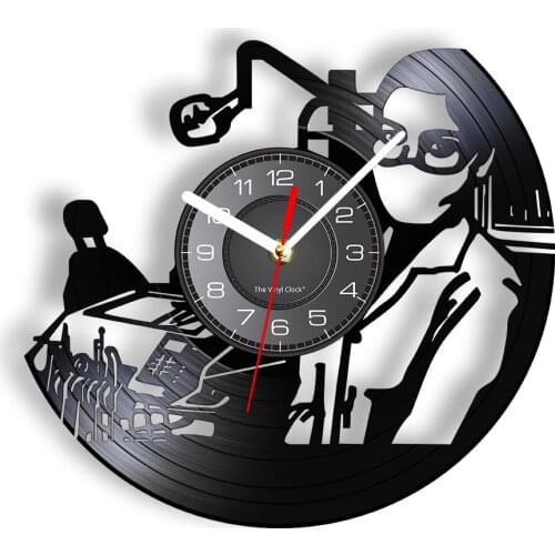 Dentist Vinyl Record Wall Clock Dentistry Office Wall Art Decoration Dental Surgeon Graduation Retirement Gift for Fans Dentist