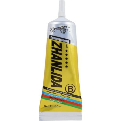 Zhanlida B 80ML Clear Contact Phone Repair Adhesive DIY Glue With Precision Applicator Tip