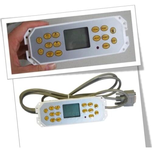 Yellow spa panel only 15keys WINER AMC SERIES hot tub control panel & spa keypad topside panel ,hotpool Chinese Top Side screen