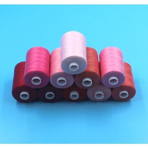 10 Spools/Lot Multi Color Polyester Thread For Sewing & Quilting High Quality Sewing Thread Suitable For Needlework & Machine