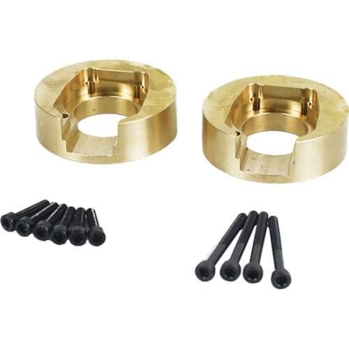 2Pack RC CNC Brass Counterweight Counterweight for Yikong 4103 Parts of