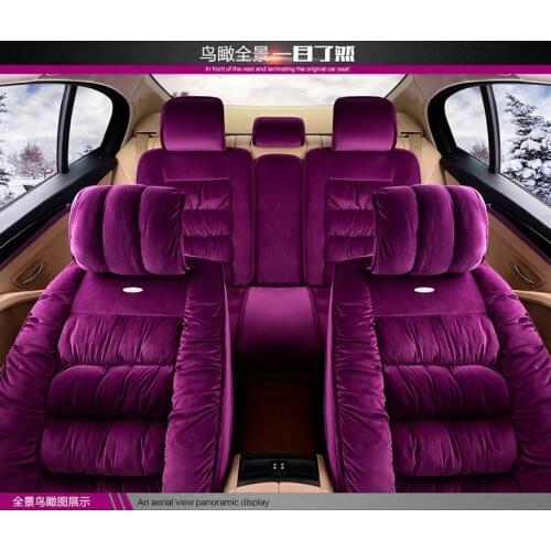 3D Fully Enclosed Seat Cover For Skoda Octavia Superb Yeti Fabia spaceback Rapid Winter Seat Mats Thermal Non-Slip Cushion