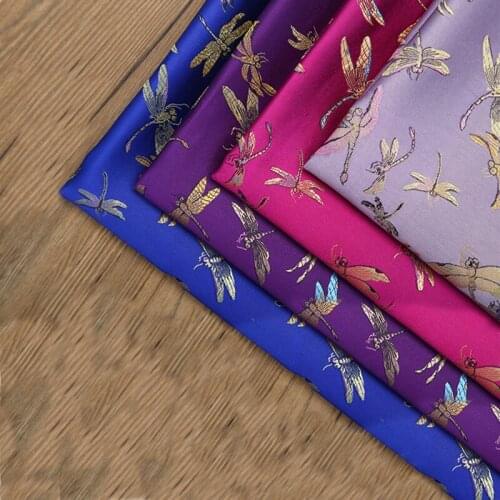 90x50cm Brocade Fabric Damask Jacquard America style Apparel Costume Upholstery Furnishing Curtain Clothing Material patchwork