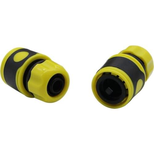 2 Pcs 1/2" Hose Quick Connectors Car Wash Water Gun Hose Connector Garden Irrigation Pipe Connection Accessories